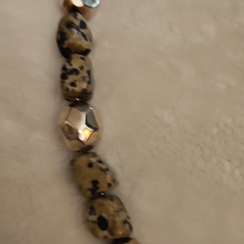 Vintage Dalmatian Jasper Beaded Necklace